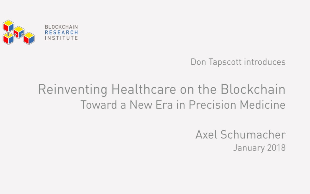 Reinventing Healthcare on the Blockchain