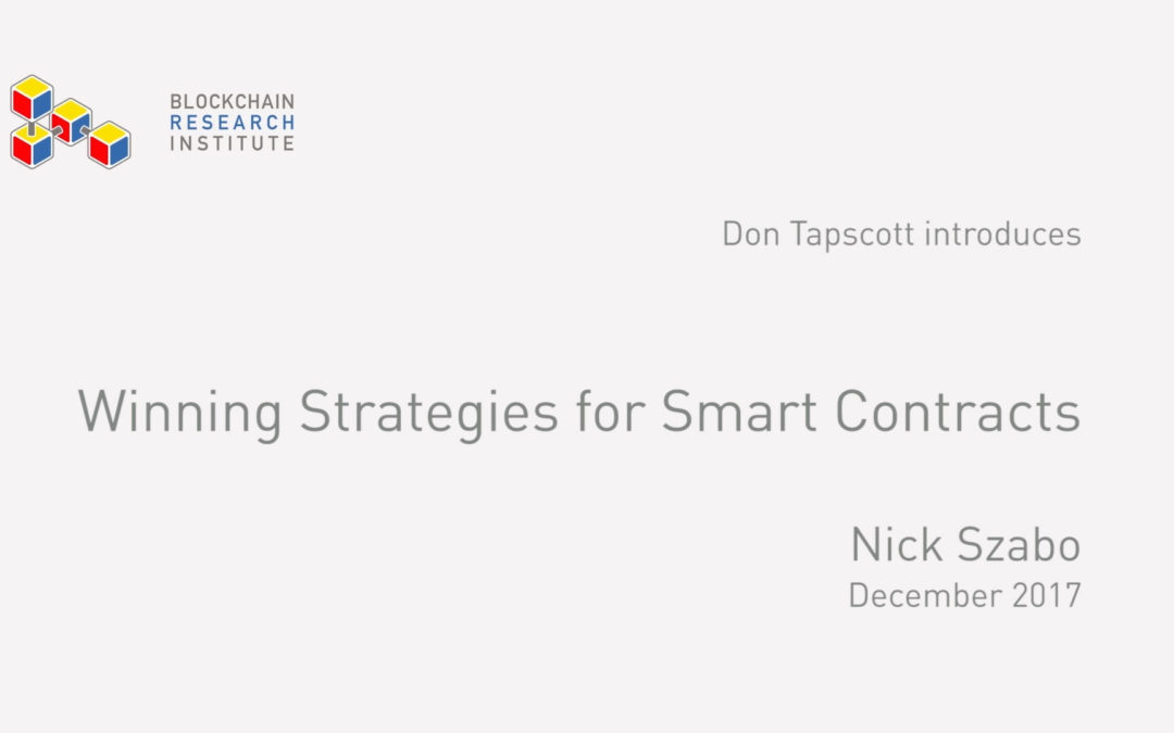 Winning Strategies for Smart Contracts