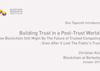 Trust(less): How Blockchain Will Help Us Navigate the Post-Trust World
