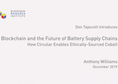 Blockchain and the Future of Battery Supply Chains