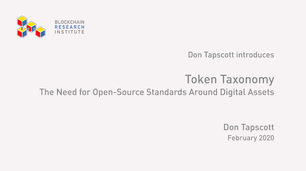 Token Taxonomy: The Need for Open-Source Standards Around Digital Assets