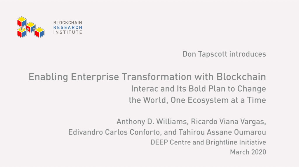 Enabling Enterprise Transformation with Blockchain