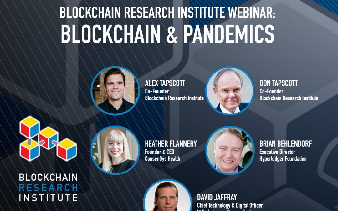 Pandemic Webinar #1: Blockchain and Pandemics