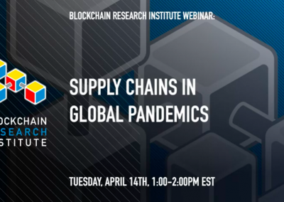 Pandemic Webinar #2: Supply Chains in Global Pandemics
