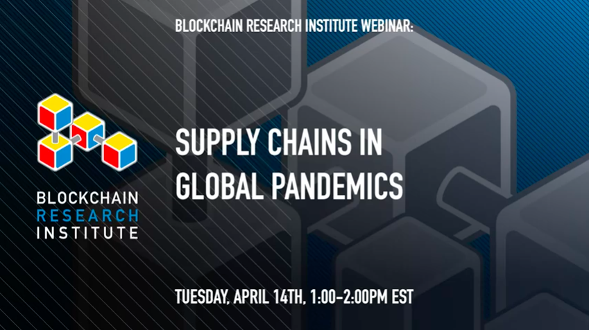 Pandemic Webinar #2: Supply Chains in Global Pandemics