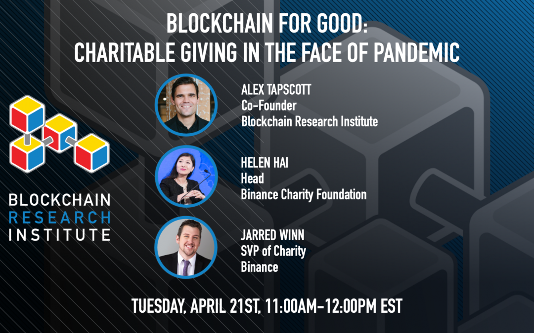 Pandemic Webinar #3: Charitable Giving in the Face of the Pandemic