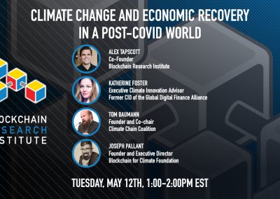 Pandemic Webinar #5: Climate Change and Economic Recovery in a Post-COVID-19 World