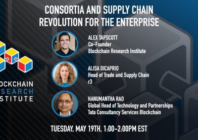 Pandemic Webinar #6: Consortia and Supply Chain Revolution for the Enterprise