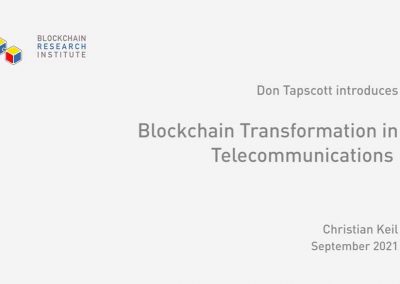 Blockchain Transformation In Telecommunications
