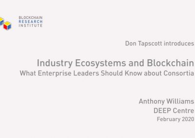 Industry Ecosystems and Blockchain: What Enterprise Leaders Should Know about Consortia