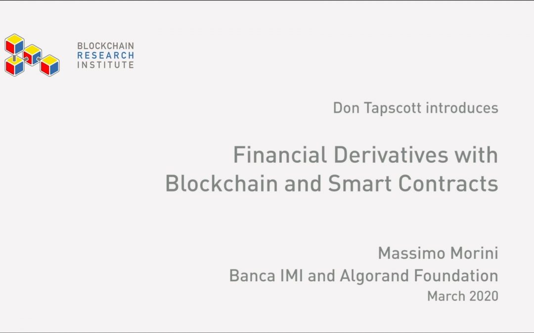 Financial Derivatives with Blockchain and Smart Contracts