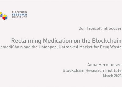 Reclaiming Medication on the Blockchain
