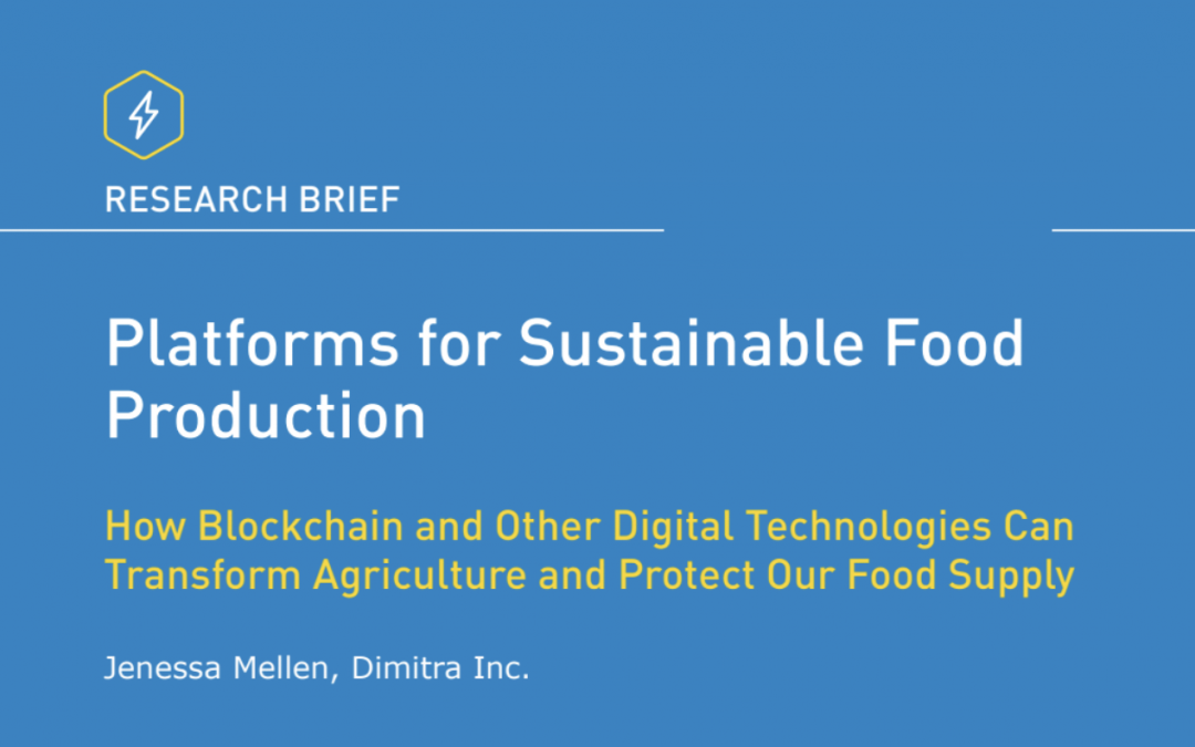 Platforms for Sustainable Food Production